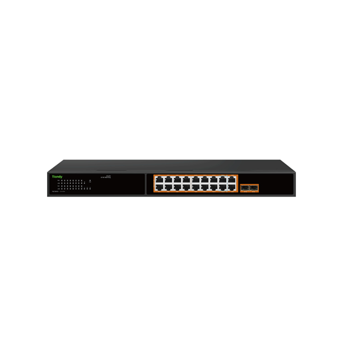 PS-1016G-2G2SFP ( 16 Port Yönetilmeyen Gigabit 130W POE Kapasiteli Al POE Switch ) 6458