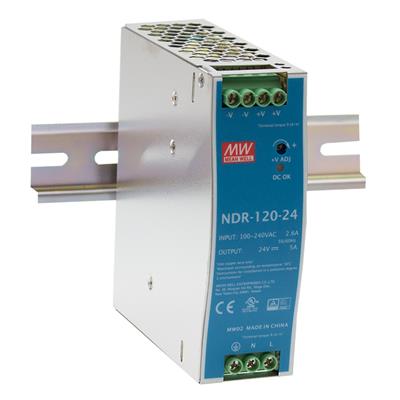  MW-NDR-120-48 ( Endüstriyel Switchler için 48Vdc 2.5Amp DIN Rail ) 6345